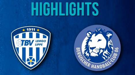 Die Highlights der Partie TBV Lemgo Lippe - Bergischer HC aus der Handball-Bundesliga im Video.
