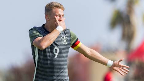 Jann-Fiete Arp erzielte den ersten Treffer für Deutschland