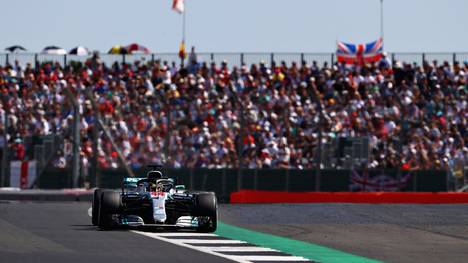 Formel 1 kommt bis 2024 nach Silverstone, Lewis Hamilton beim Großen Preis von Großbritannien in Silverstone