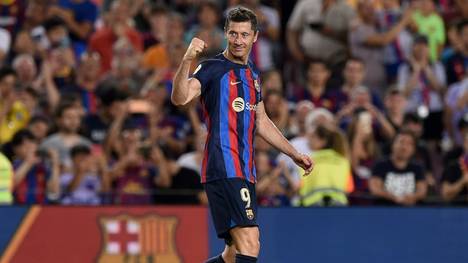 Robert Lewandowski trifft doppelt für Barcelona