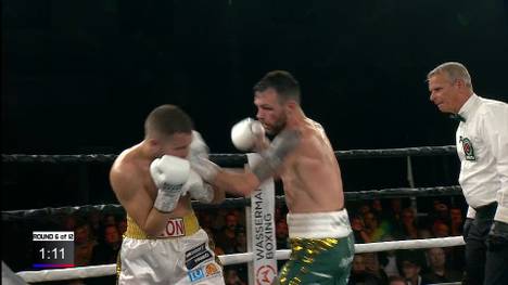 Leon Bunn kämpft in Frankfurt um den Weltmeistertitel der IBO. Sein Kampf gegen den Iren Padraig McCrory geht jedoch vorzeitig verloren.