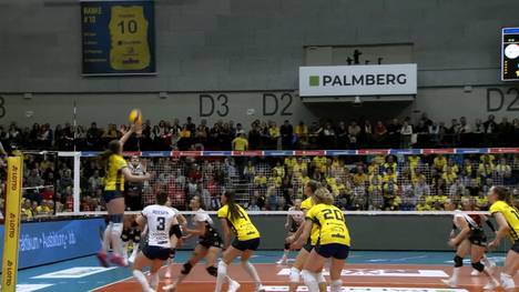 Der Dresdner SC und der SSC Palmberg Schwerin haben sich diese Saison schon mehrfach enge und hochklassige Duelle geliefert. Auch im dritten Match ging es heiß her, besonders ein Element machte am Ende den Unterschied.