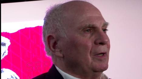 Die neuen DFB-Outfits, insbesondere das pinke Auswärtstrikot, sorgen für reichlich Gesprächsstoff. Auch Uli Hoeneß wird dazu befragt - und redet sich in Rage.