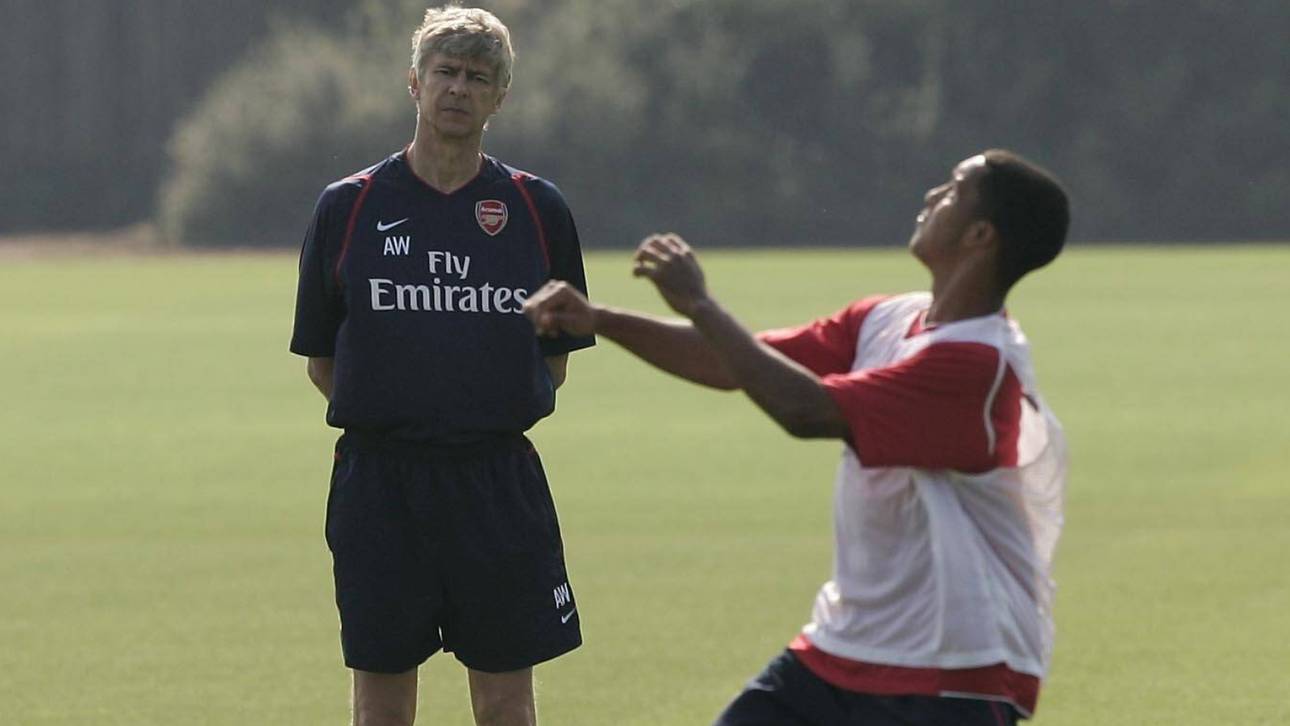 Arsene Wenger und Theo Walcott zu gemeinsamen Arsenal-Zeiten