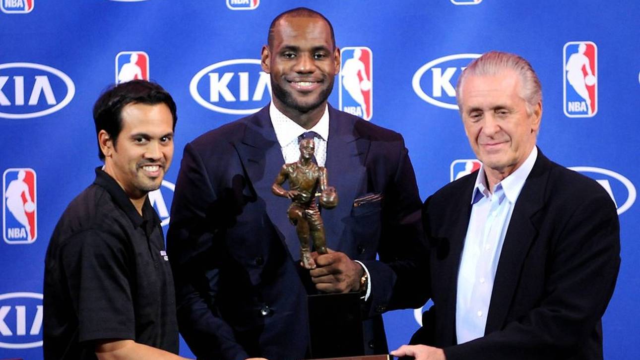 LeBron James wurde 2013 unter Teampräsident Pat Riley Meister und MVP