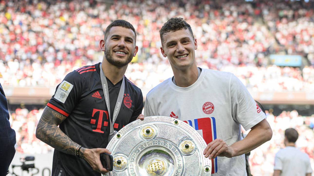  Lucas Hernández (l.) ist schon weg und auch Benjamin Pavard drängt auf einen Abschied