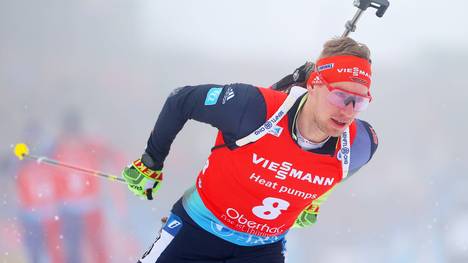 Gute Nachricht für die deutschen Biathleten: Johannes Kühn ist zwei Tage vor der Staffel bei der Heim-WM in Oberhof ins Training zurückgekehrt.