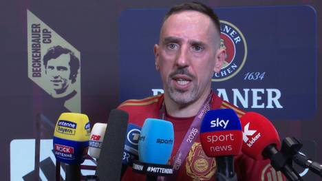 Bayern-Legende Franck Ribery spricht im Rahmen des Beckenbauer-Cups über den "Kaiser", den FC Bayern und Michael Olise als möglichen "nächsten Ribery".