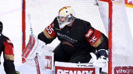 Mathias Niederberger soll das deutsche Tor bei der Eishockey-WM sauber halten