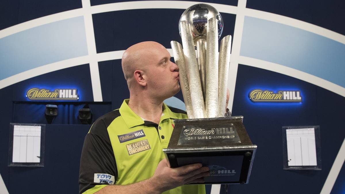 Mit dem Titel bei der WM im Londoner Ally Pally hat Superstar Michael van Gerwen das Darts-Jahr 2019 eröffnet. Bereits Ende Januar hat der Niederländer seinen ersten Titel zu verteidigen