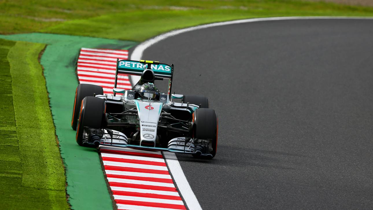 Pole für Rosberg – Vettel in Reihe zwei