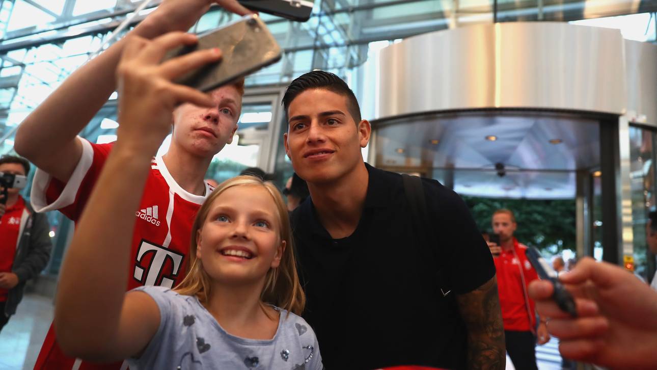 Wo James sich auf dem Platz sieht