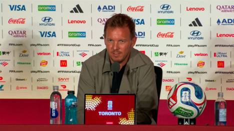 Leroy Sané sah sich nach dem 7:1 gegen Curaçao vieler Kritik ausgesetzt. Für Bundestrainer Julian Nagelsmann unverständlich. Vor der Partie mit der Elfenbeinküste stärkte er Sané auch noch den Rücken.