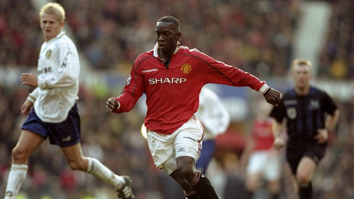 DWIGHT YORKE: Yorke wechselte vor der Triple-Saison im Sommer 1998 für knapp 20 Millionen von Aston Villa zu Manchester United und wurde promt in der Premier League und in der Champions League Torschützenkönig. Vier Jahre später folgte dann der Abschied zu den Blackburn Rovers