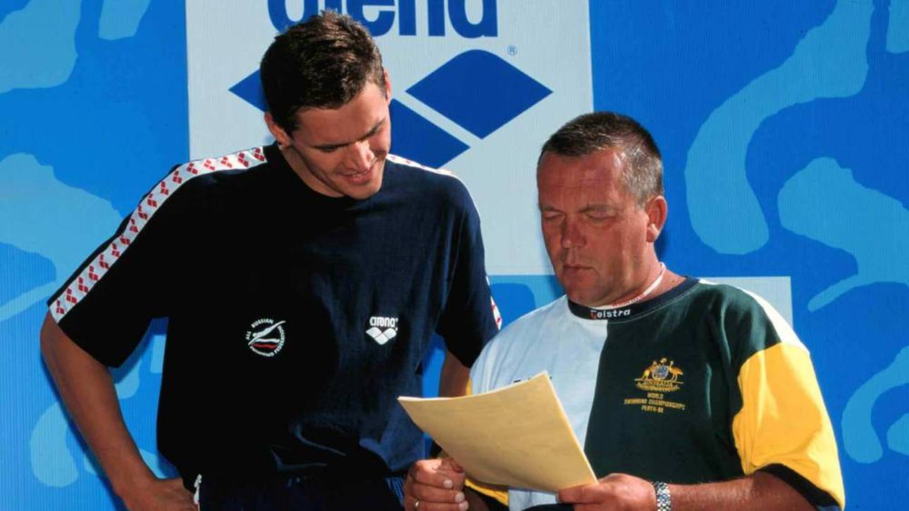 Aleksandr Popov (l.) und Gennadi Touretski revolutionierten das Schwimmtraining