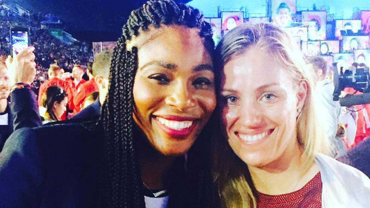 Sehen wir dieses Bild auch beim Finale der Olympischen Spiele in Rio? Möglich ist es, denn Serena Williams und Angelique Kerber gehen als Nummer eins und zwei ins Turnier. Somit würden sie sich bis zum Endspiel aus dem Weg gehen - zuvor warten aber noch einige Härtetests auf die beiden