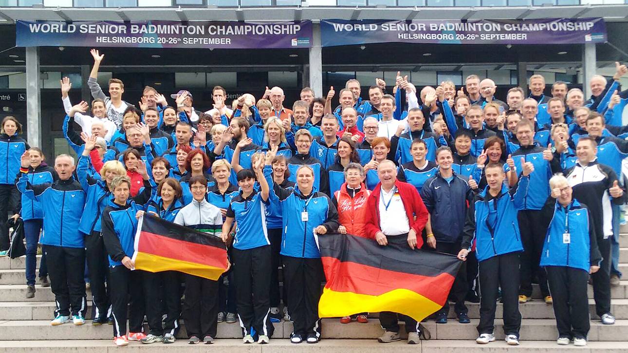 Die deutsche Mannschaft bei der Altersklassen-WM