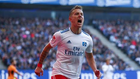 Lewis Holtby wartet mit dem HSV seit drei Spielen auf einen Sieg