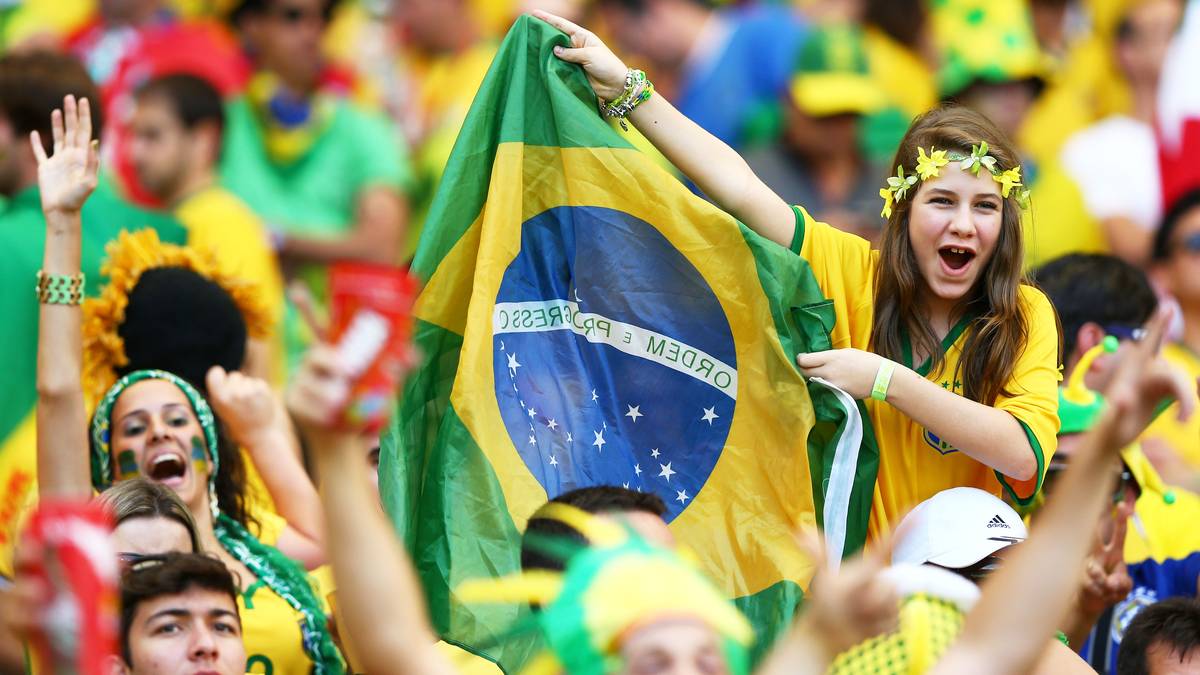 Auch BRASILIEN landet mit 2,14 Prozent der verkauften Flaggen "nur" auf Platz 16