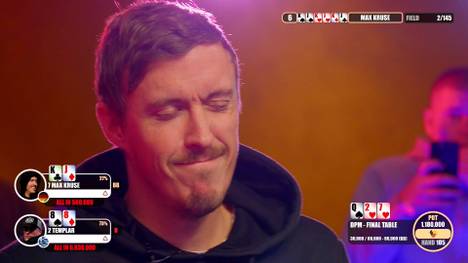 Max Kruse muss sich erst im Heads Up der Deutschen Poker-Meisterschaft geschlagen geben. Ein ordentliches Preisgeld gibt es trotzdem.