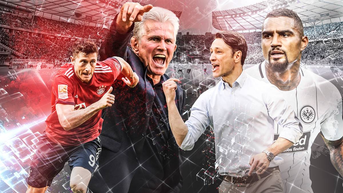 Alles andere als ein Sieg des FC Bayern wäre eine Riesenüberraschung: Während die Münchner souverän zur 28. Meisterschaft spazierten, rutschte die Frankfurter Eintracht ausgerechnet am Saisonende in eine Formkrise und verpasste noch den Europacup. Der SPORT1-Vergleich beider Teams