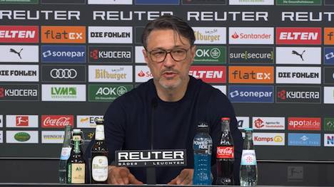 Nach der 0:1-Niederlage gegen Borussia Mönchengladbach wird Niko Kovač auf das Fehlen von Felix Nmecha und die schwachen Leistungen der letzten vier Wochen angesprochen. Trotz der Kritik zieht Kovač eine insgesamt positive Saisonbilanz.