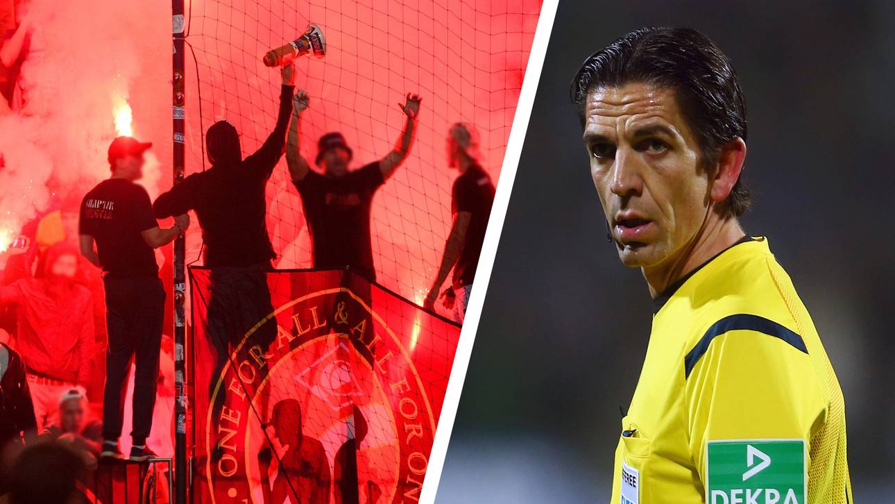 Aytekin mit Leuchtrakete attackiert