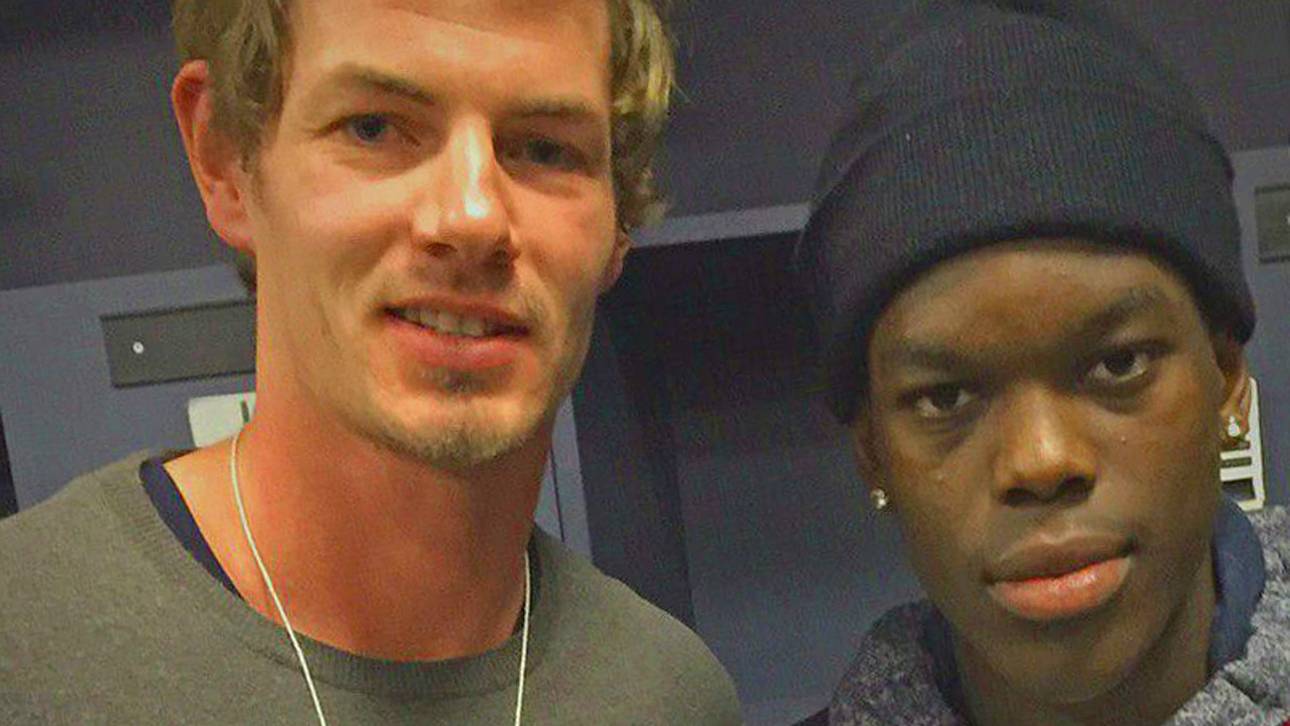 SPORT1-Reporter Alexander Schlüter sprach Dennis Schröder nach Atlantas Spiel in Brooklyn