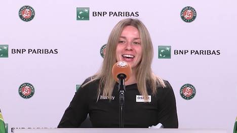 Die polnische Tennisspielerin Maja Chwalinska ist froh, das Turnier beendet zu haben, und hofft, dass nun nach den stressigen Wochen ihr Appetit zurückkehrt.