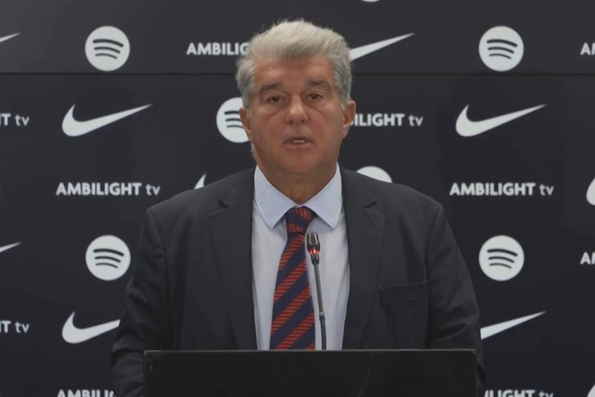 Barça-Präsident Joan Laporta bleibt von der Zukunft der European Super League überzeugt. "Sie sollte eigentlich früher umgesetzt werden, verzögert sich aber", so der Spanier.