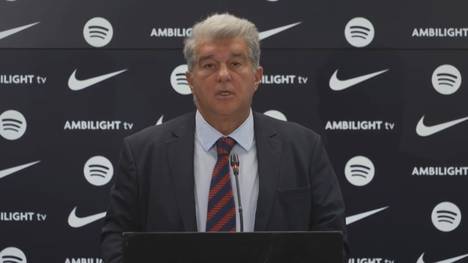 Barça-Präsident Joan Laporta bleibt von der Zukunft der European Super League überzeugt. "Sie sollte eigentlich früher umgesetzt werden, verzögert sich aber", so der Spanier.