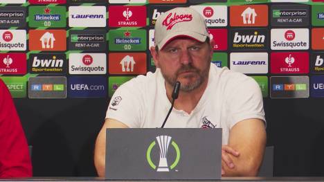 Am Donnerstag trifft der 1. FC Köln im letzten Gruppenspiel der UEFA Conference League auf Nizza. Nach den Ausschreitungen im Hinspiel fand Steffen Baumgart jetzt deutliche Worte.