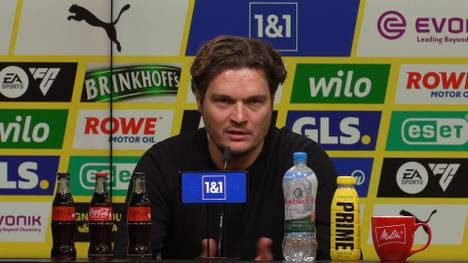 Nachdem zuletzt Abgangsgerüchte die Runde machten, bringt Edin Terzic Giovanni Reyna gegen Bochum als Joker. Der Coach von Borussia Dortmund äußert sich nach dem Spiel zu seiner Zukunft.