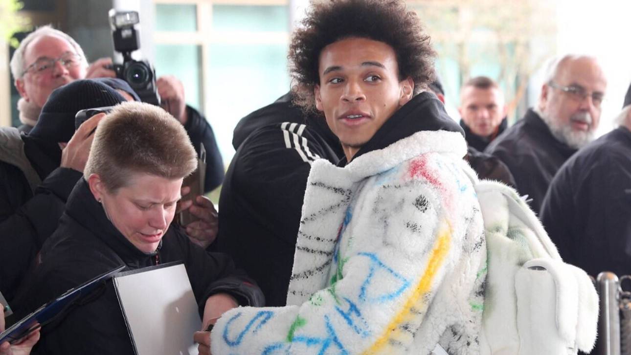 Sane rechtfertigt Luxus-Outfit