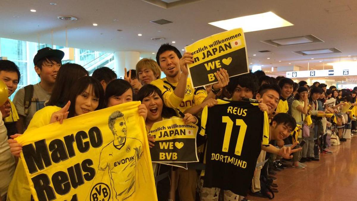 Besonders hoch im Kurs steht bei den Japanern Marco Reus
