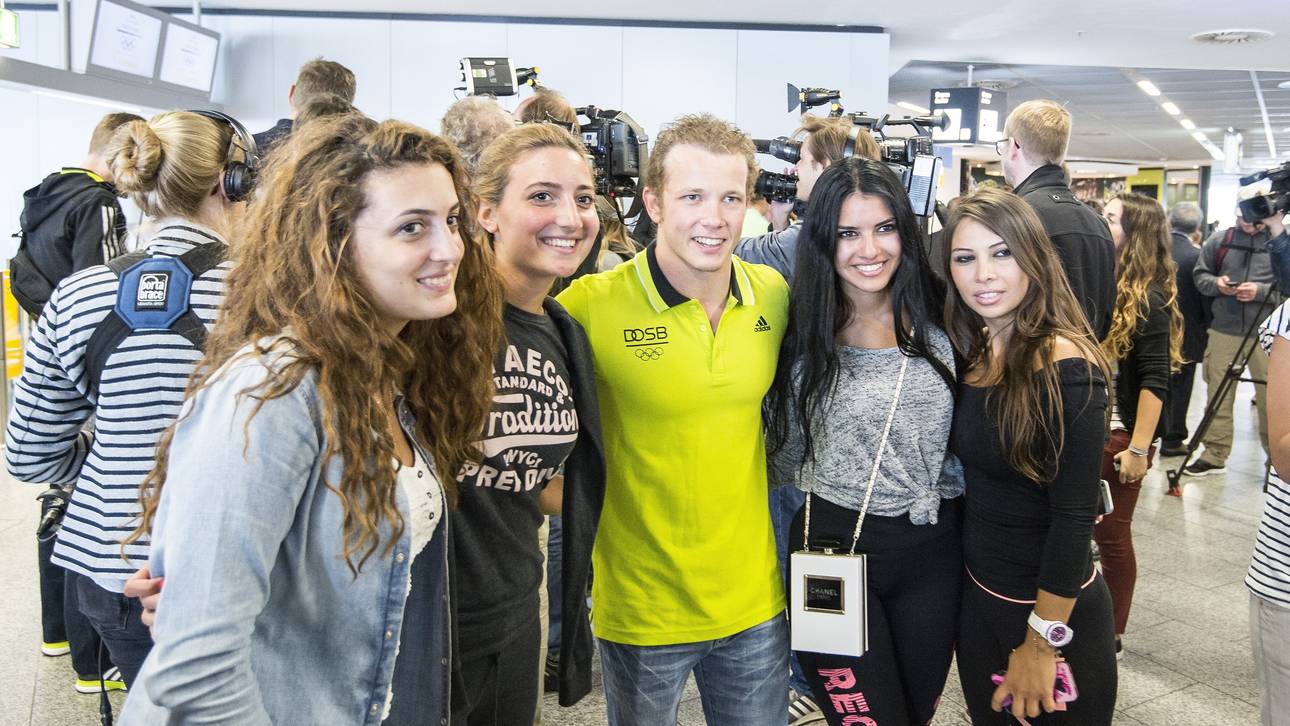 Hambüchen trägt deutsche Fahne