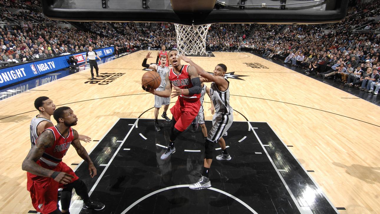 Lillard erlegt Spurs im Thriller