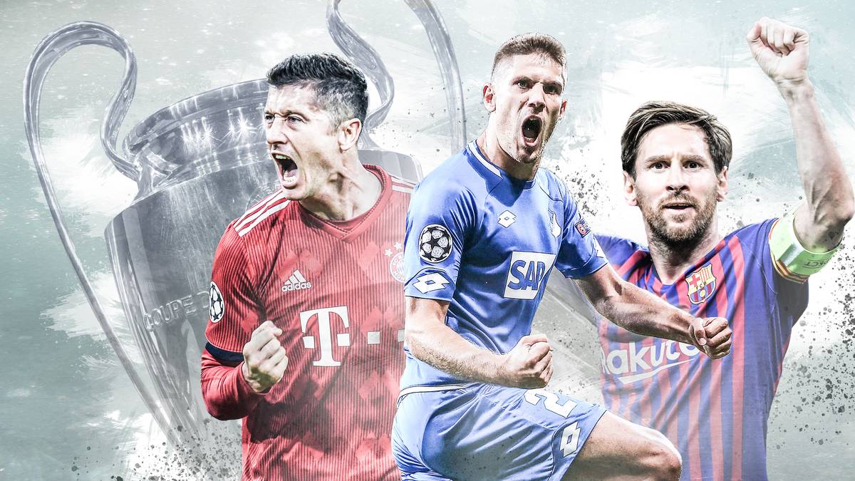 SPORT1 zeigt die Profis mit den meisten Treffern in der Champions-League-Saison 2018/19