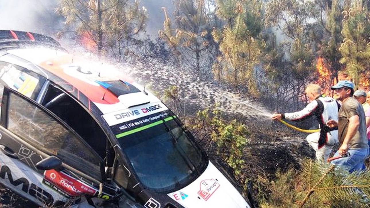 Crashs überschatten Portugal Rallye