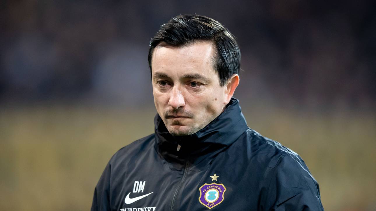 Aue-Coach fehlt bis auf Weiteres