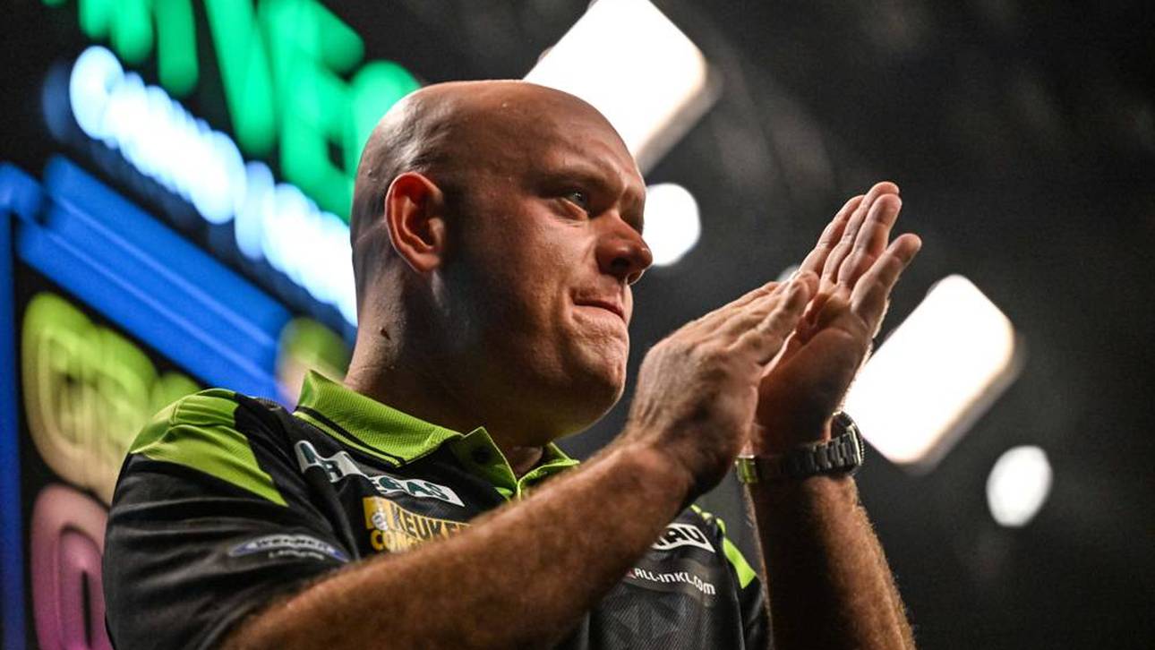 Michael van Gerwen zieht ins Achtelfinale ein