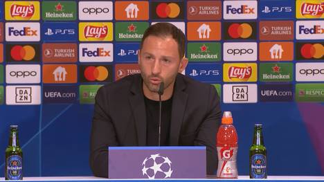 RB Leipzig startete gegen Schachtjor Donezk mit einer klaren Niederlage in die CL-Gruppenphase. Domenico Tedesco ist anschließend niedergeschlagen.