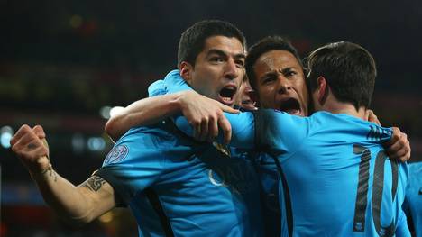 Luis Suarez, Lionel Messi und Neymar bilden das stärkste Angriffsduo der Welt