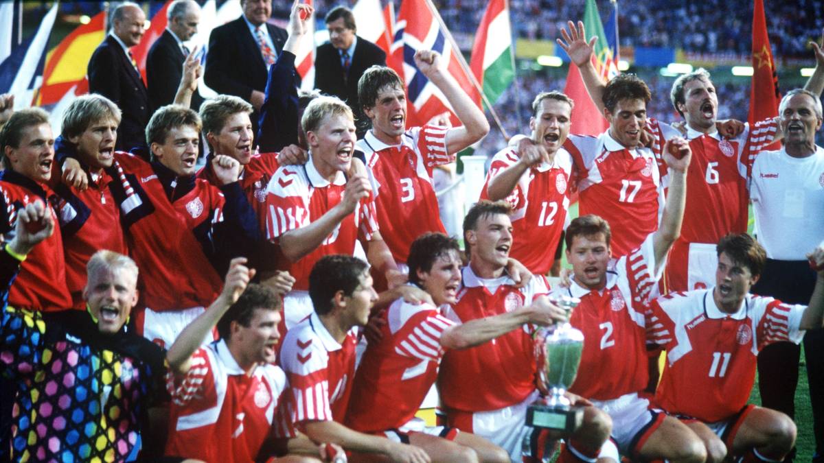 Aus dem Urlaub zum EM-Titel: Dänemarks Nationalteam 1992