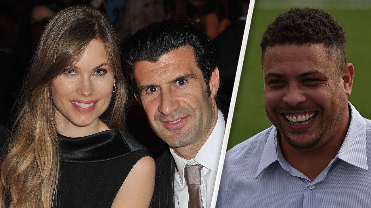 Ronaldo scherzt über Figos Frau