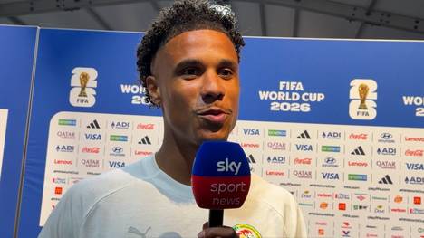 Ismail Jakobs richtet in seinem Interview nach dem Spiel des Senegal gegen Norwegen unterstützende Worte an Leroy Sané.