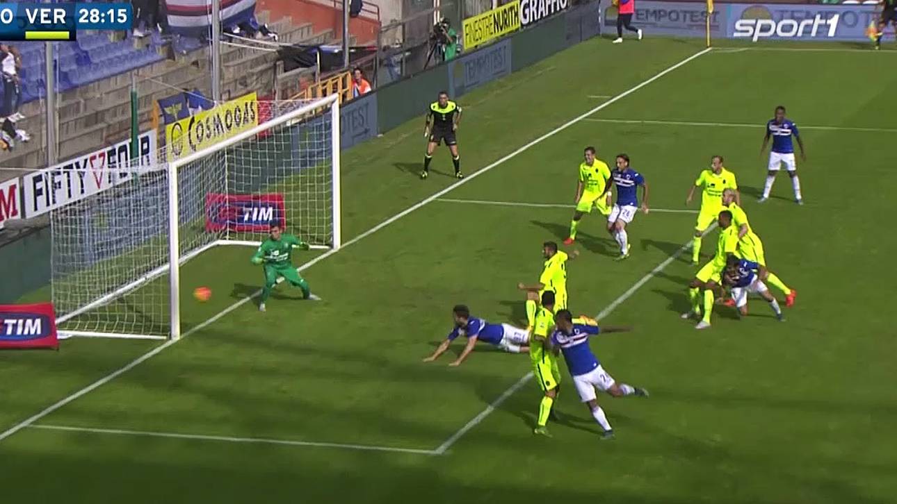 Serie A: Sampdoria schießt Hellas ab