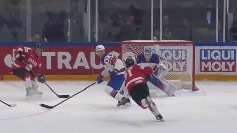 Kanada gewinnt das Viertelfinale gegen den Weltmeister und Olympiasieger USA deutlich mit 4:0. Damit stehen sie im Halbfinale der Eishockey-WM.