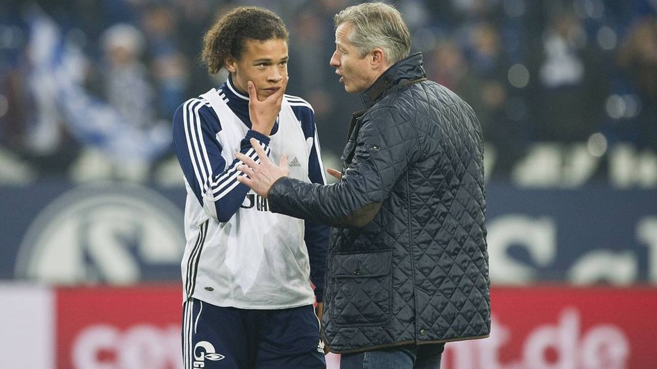 Unter Trainer Jens Keller gab Leroy Sané 2014 sein Profidebüt beim FC Schalke 04