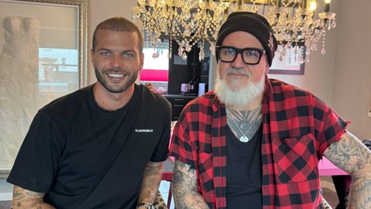 Dennis Diekmeier mit SPORT1-Reporter Reinhard Franke